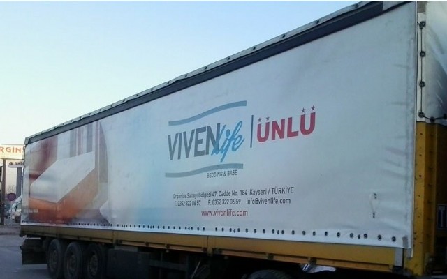 Viven Life Ünlü Firması Dijital Baskılı Tır Brandası